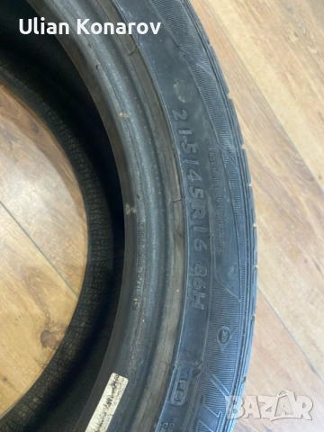 Лятна гума 1бр. Dunlop 215/45/16, снимка 3 - Гуми и джанти - 53836668