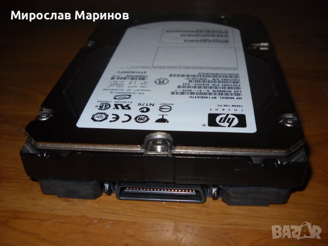 1.1. хард диск за сървър HP 146 GB 3.5” 15000 RPM. 3.5”, Fibre Channel Drive. Model: BD400DADFQ, MPN, снимка 2 - Твърди дискове - 41637074