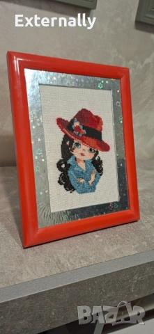 Гоблен „Малката чаровница“, снимка 5 - Гоблени - 53088197