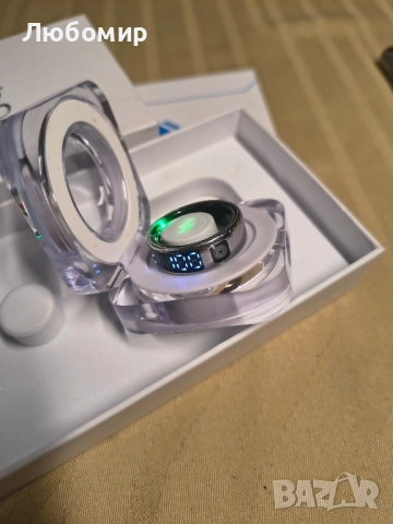 Смарт пръстен за проследяване на здравето с LED дисплей, носимо устройство за сън , снимка 11 - Смарт гривни - 51817755