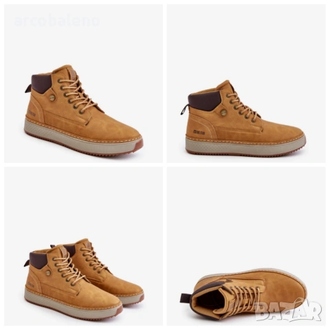 Мъжки боти с връзки Big Star, 2цвята , снимка 3 - Мъжки боти - 53066579