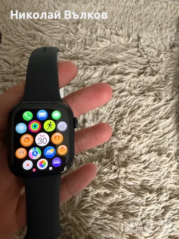 Apple Watch 11 46mm Jet Black в гаранция без драскотина!, снимка 2 - Смарт часовници - 55892286