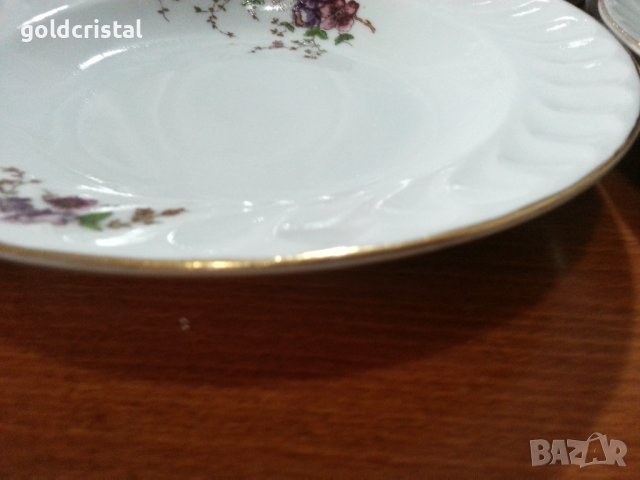 Стар български порцелан чинии дълбоки , снимка 4 - Антикварни и старинни предмети - 41776201