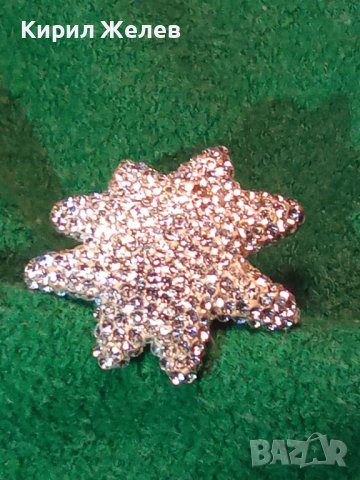 СРЕБЪРНА СНЕЖИНКА - ФЕШЪН АРТ ПРЪСТЕН СРЕБРО 925 Част От КОМПЛЕКТ с БЯЛ ЕМАЙЛ и КРИСТАЛИ 36126, снимка 18 - Пръстени - 39568470