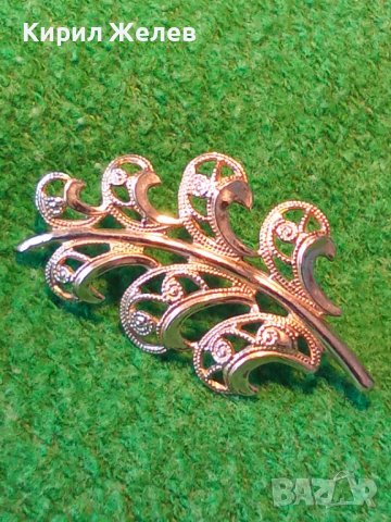 ПОСРЕБРЕНО ФЛОРАЛНО НЕЖНО УКРАШЕНИЕ ТИП ВЕНЗЕЛ ПЕТЛИК БРОШКА от БЛАГОРОДНА СТОМАНА 28800