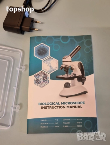Микроскоп за деца, ученици, възрастни, професионални биологични микроскопи с увеличение 40-2000x ..., снимка 2 - Други инструменти - 52398882