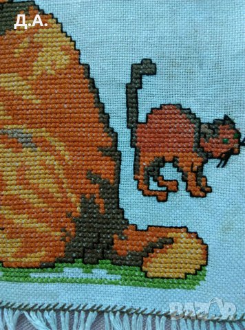 Стара бродерия котета, снимка 7 - Гоблени - 41842999