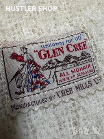 Покривка/одеало VINTAGE GLEN CREE 100 % MOHAIR. Размер 90х110, снимка 4 - Нумизматика и бонистика - 53138876