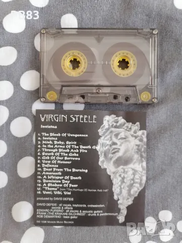 Virgin Steele - Invictus (Аудио Касета), снимка 2 - Аудио касети - 49387742