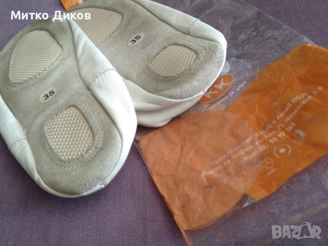 Цвички естествена кожа  №35, снимка 8 - Пантофи - 41472197