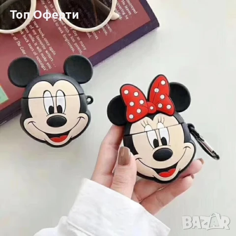 Мини или мики маус слушалки с калъфче. ВИЖ АСЕТИ, снимка 6 - Bluetooth слушалки - 49046883