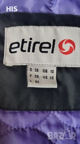 Дамско ски яке, размер S, Etirel, черно , снимка 5 - Якета - 52237742