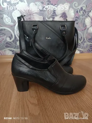 Нови дамски обувки естествена кожа , снимка 9 - Дамски обувки на ток - 49689260