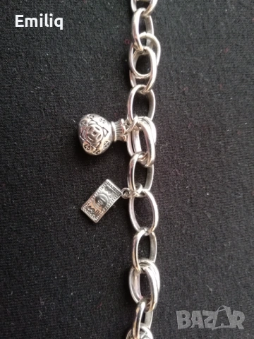 Нова Дамска Посребрена Гривна, снимка 3 - Гривни - 53072137
