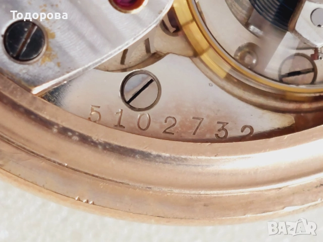 Джобен часовник ROLEX-1910-30 г.позлатен, снимка 8 - Джобни - 51909127