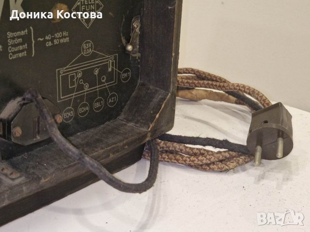 Радиоапарат Aeg super 69 wk, снимка 8 - Антикварни и старинни предмети - 41929846