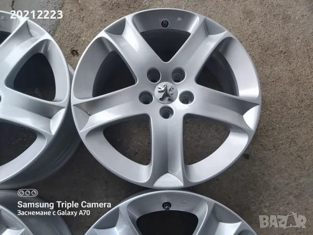 4 броя алуминиеви джанти за Peugeot 407,508 17, снимка 7 - Гуми и джанти - 48258544