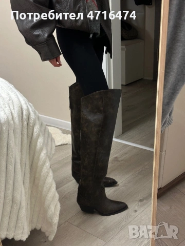 Ботуши  над коляното HM , снимка 3 - Дамски ботуши - 53698519