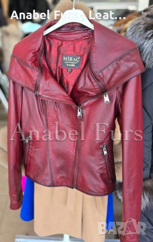 Дамски якета от естествена кожа, снимка 11 - Якета - 44802521