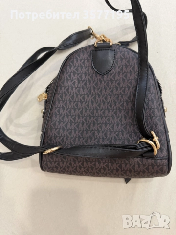 Кожена раница Michael Kors, снимка 2 - Раници - 55875695