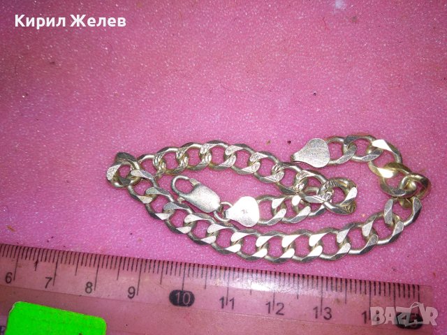 СТИЛНО ОРНАМЕНТИРАНА СРЕБЪРНА ГРИВНА СРЕБРО 925 ВИНТИДЖ ПЛЕТКА РЪЧНА БИЖУТЕРСКА ИЗРАБОТКА 43285, снимка 11 - Гривни - 44315418