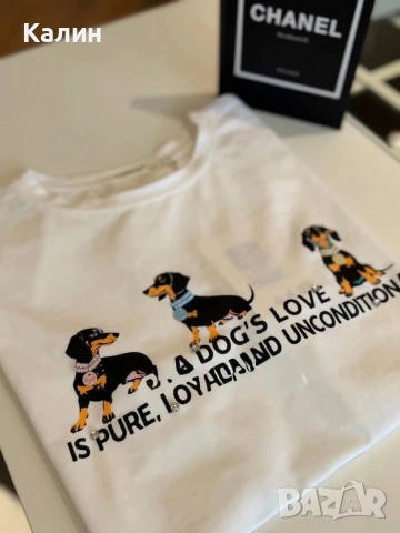 Дамска тениска с камъчета - 20€, снимка 2 - Тениски - 53727639