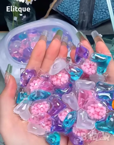 🧺 Висококачествени капсули за пране 5в1 – 50 броя, снимка 3 - Други стоки за дома - 53577562