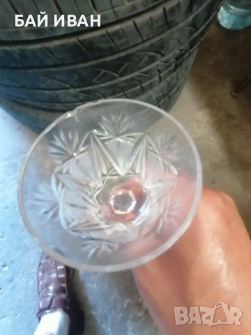 СТАРИ КРИСТАЛНИ ЧАШИ, снимка 10 - Сервизи - 40834828