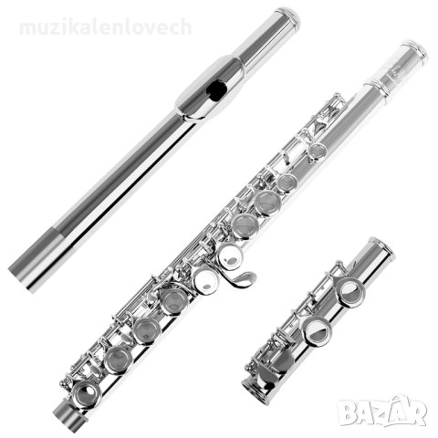 SLADE 16 Concert Flute C Key Student Beginner - пиколо флейта с твърда кейс /ЧИСТО НОВИ/, снимка 9 - Духови инструменти - 44526678