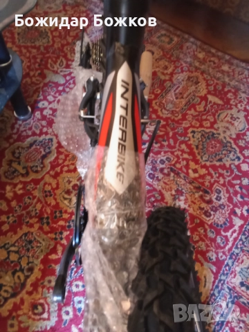 Планински велосипед със скорости Interbike - Parallax Black Matt, 26'' черен, снимка 15 - Велосипеди - 51617436