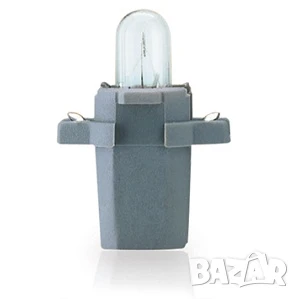 Крушка PHILIPS 24V 1,2W BAX8,3S/1,35 GREY № 13597CP