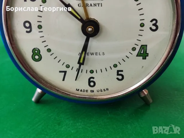 Будилник Serkisof 4 jewels, снимка 3 - Антикварни и старинни предмети - 49581452