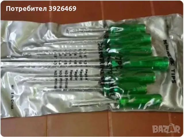 Шлосерски отвертки комплект 7 бр., снимка 7 - Отвертки - 50253116