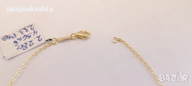 Нова-Златна гривна-2,28гр/14кр, снимка 6 - Гривни - 52735093