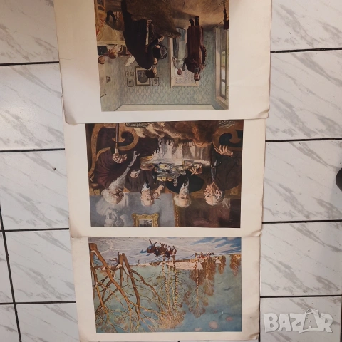 Картини, репродукция на Третяковска галерия, Москва. , снимка 2 - Картини - 53149697