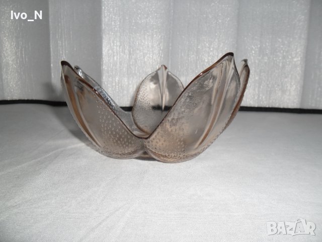 Фруктиера/купа от цветно стъкло., снимка 2 - Аксесоари за кухня - 41508516