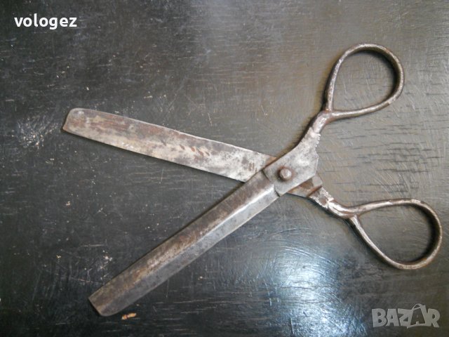 Старинни абаджийски ножици (ръчно ковани) , снимка 2 - Антикварни и старинни предмети - 38768930