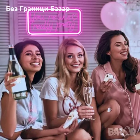 Нов Неонов знак You're Like Really Pretty 3D LED светлина за декор стая , снимка 5 - Декорация за дома - 47272471