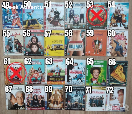 Комедия Филми DVD's - Оригинални Дискове ДВД на Английски Език - 5 лв/бр, снимка 4 - Комедии - 47015749