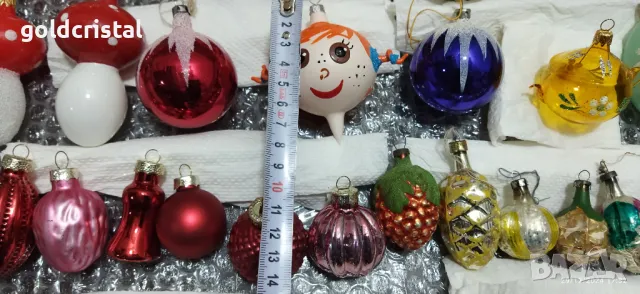 Стари стъклени играчки за елха , снимка 16 - Антикварни и старинни предмети - 38969000