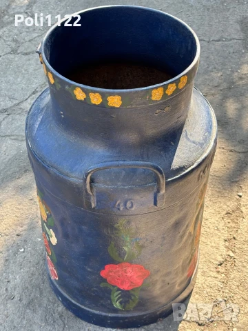 Ръчно рисуван гюм за мляко, снимка 9 - Антикварни и старинни предмети - 50704341