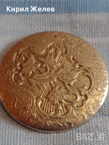 Заден капак за джобен часовник красово орнаментиран стар рядък за КОЛЕКЦИЯ ЧАСТИ 43530, снимка 8 - Антикварни и старинни предмети - 44835018