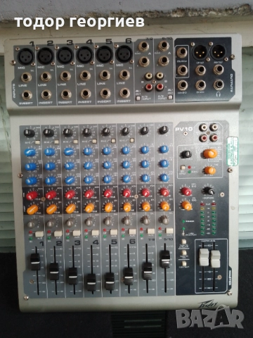 Продавам колони DAP 12 inc. 2бр.400w 8ohm,смесителен пултPEAVEY 6 mic 2стерео канала и стъпало 350w., снимка 3 - Тонколони - 52638340