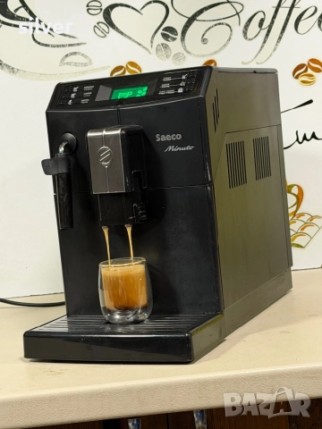 Кафемашина кафе автомат Saeco minuto с гаранция, снимка 3 - Кафемашини - 52702194