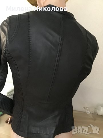 Яке естеств.мека кожа Xs, снимка 4 - Якета - 41224381