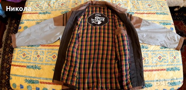 Зимно мъжко кожено яке., снимка 2 - Якета - 39826961