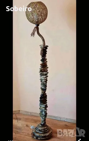 Лампион, лампа от дърво