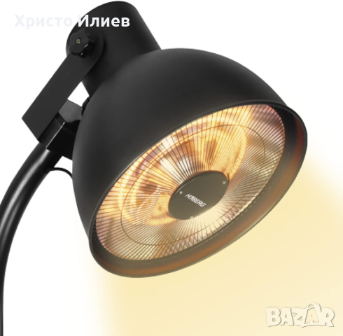 Електрическа печка Hoberg Инфрачервен Карбонов нагревател за външна вътрешна употреба, снимка 3 - Отоплителни печки - 44819100