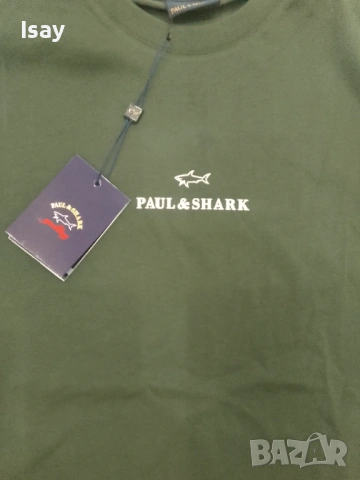 Мъжка тениска Паул Шарк М последен размер в тъмно зелен цвят , снимка 7 - Тениски - 53169324