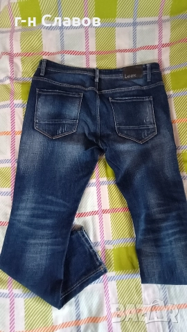 Дънки ALCOTT&CO / LEOX DENIM мъжки 2 броя, размер 36, снимка 16 - Дънки - 52689847